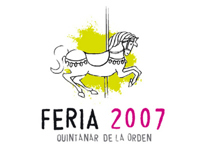 Logotipo Feria Quintanar de la Orden, 2007 ferias y fiestas logotipo logotype