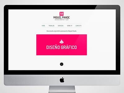 www.miguelpande.com desing diseño web miguel miguelpande online pande portfolio web