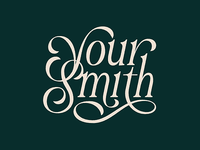 Your Smith Lettering custom type handlettering lettering music typography typography art typography design typography logo