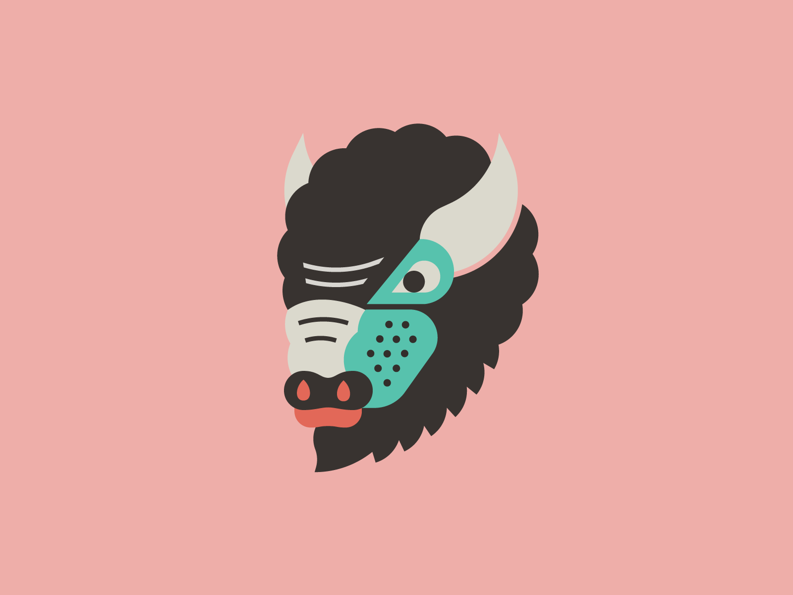 Bison by Nathan Holthus on Dribbble