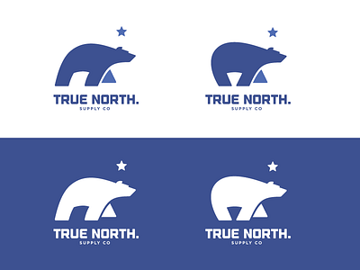 HALP! animal bear icon illustration logo north poler bear star supply co