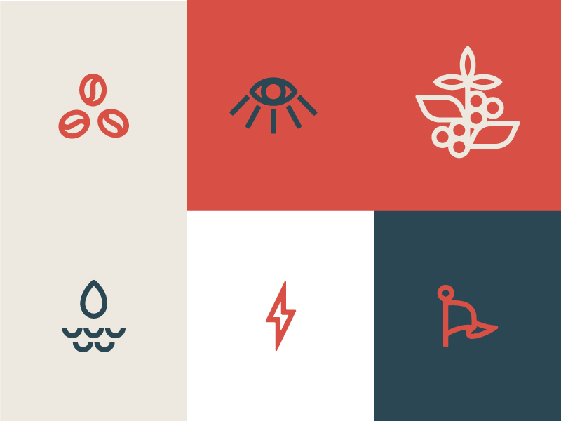 Coffee Icons by Nathan Holthus on Dribbble