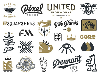 Some Stuff: 2017 custom type logos logotype review stuff