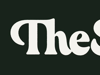 The Shed lettering logo logotype recording studio retro serif type typography vintage