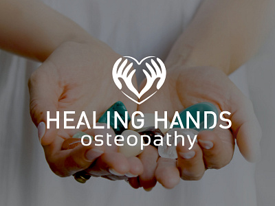 Healing Hands Osteopathy Logo design hands healing health healthcare heart logo massage osteopathy