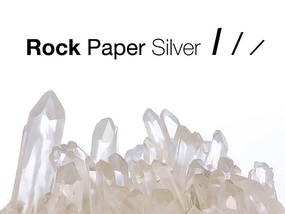 Rock Paper Silver Logo