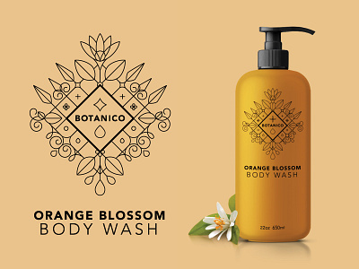 Body Wash Logo Detail