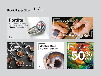 Rock Paper Silver Social Post Templates