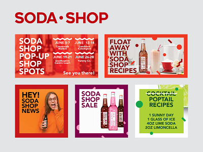 Soda Shop Social Posts