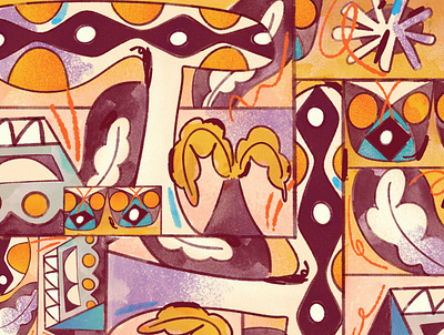 Selva artwork design illustration pattern