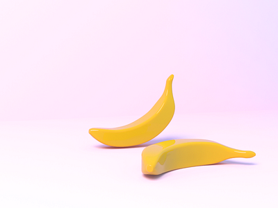 Bananas 3d 3d 3ds 3dsmax bananas corona coronarender minimalism