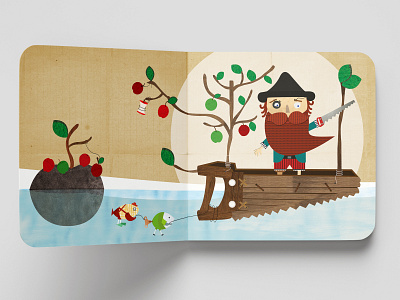 Illustration Pirate children childrens book illustration pirate ship