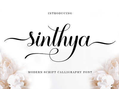 Shintya calligraphy calligraphy font calligraphy modern card font lattering logo modern wedding