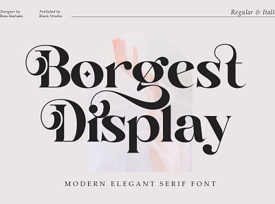 Borgest Display display elegant fashion font logo design magazine sanserif serif stylish typography vintage