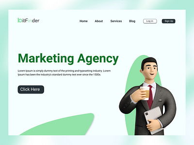 Bitfinder Marketing Agency Ui Exploration