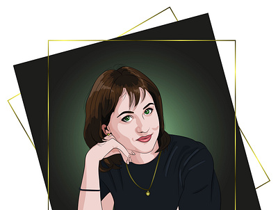 Daria's vector portraits artwork illustraion illustration art illustrator portrait portrait art portrait illustration vector artwork vector graphic vector illustration vector portrait vectorart vtctors