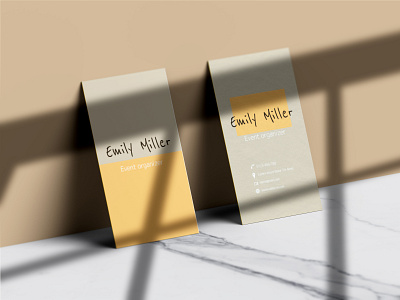 Simple style of the Business Card