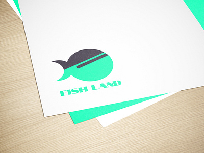 Fishland logo brand brand design branding branding design business illustration logo logo design logodesign logos logotype vector