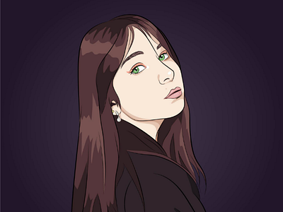 Mary vector portrait