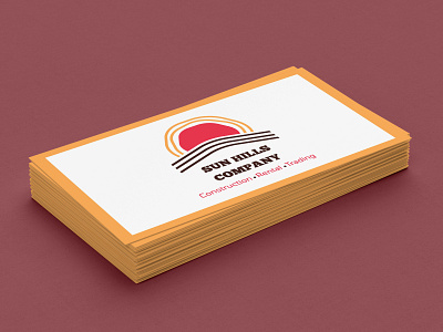 Sun hills company logo brand brand design branding branding design business business card illustration logo typography vector