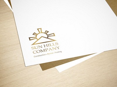 Sun hills company logo brand brand design branding branding design business business card design logo logo design logodesign logos logotype