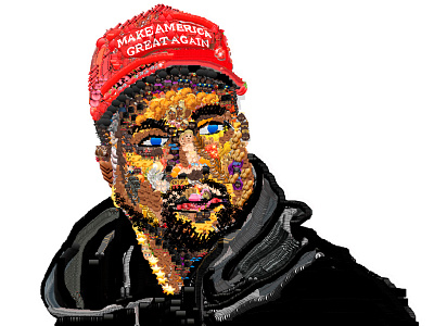 KanyeMAGAmoji emoji emoji art kanye west yung jake