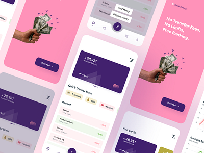 Finance/Banking app concept