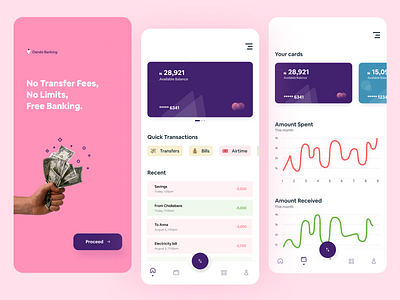 Finance/Banking app concept