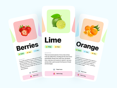 Fruits Shopping App app app design appdesign dailyui design fruit ui uidesign uiux uiuxdesign ux uxdesign