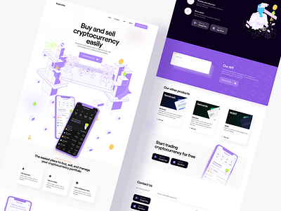 Buycoins website design