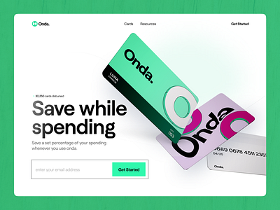 Onda app design cards credit cards dailyui design illustration ui uidesign uiux uiuxdesign ux uxdesign web website