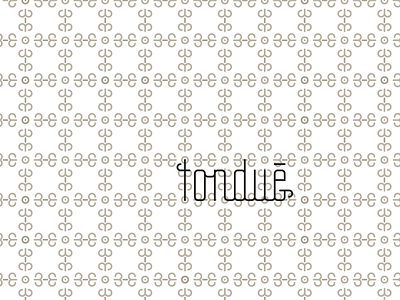 Tondue Medical Spa Pattern brand branding design identity illustration logo logo design type design typography