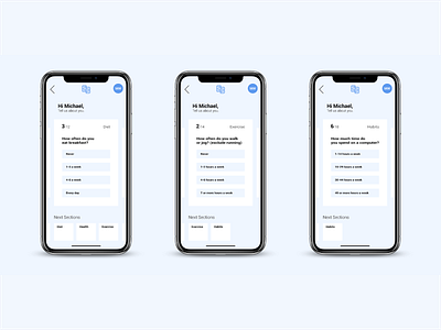 Boundless Mobile Questionnaire UI