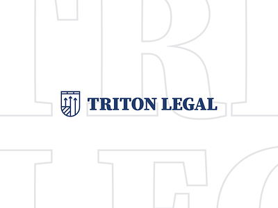 Triton Legal Brand Identity brand branding design identity logo logo design type design