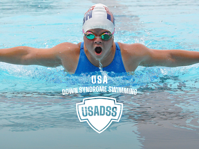 USA Down Syndrome Swimming Rebrand athlete branding down syndrome identity logo logo design olympics sports swimming