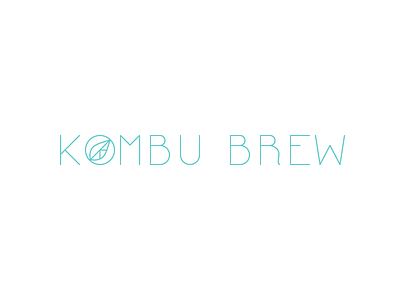 Kombu Brew Typography branding logo design typography