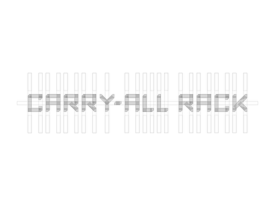 Carry-All typeset logo design typography