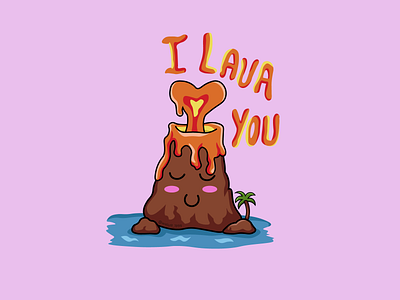 i lava you illustration