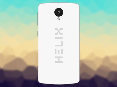 Concept Device Back android flat htc one mockup nexus 5 phone