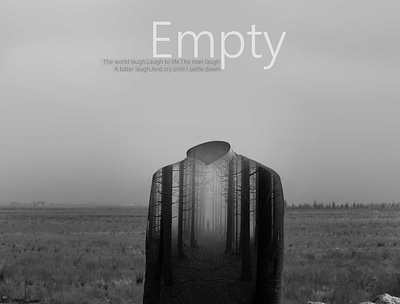 Empty poster design