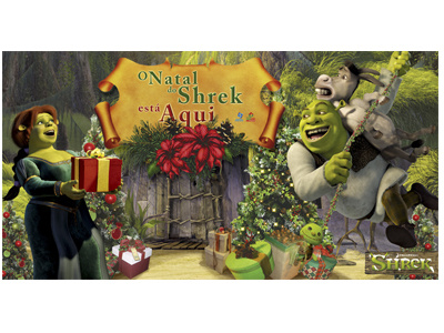 Shrek Posters Christmas concept decoration for holidays layout presentation production storyboard xmas