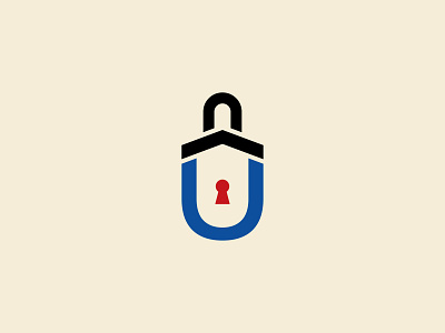 Lock Logo U design lock logo logo u letter logo u lock logo u logo