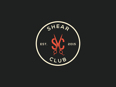 Shear Club Scissor Logo