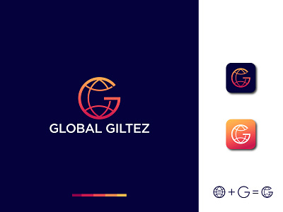 Global Logo Design app logo best logo branding coloring logo creative logo design global logo gradient gradient logo graphic design illustration logo logo design minimal typography vector world logo