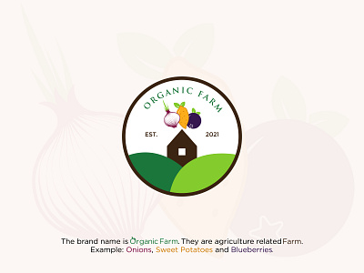 Organic Farm Vintage Logo