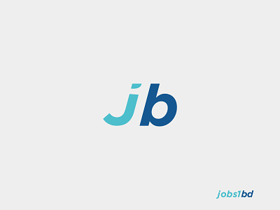 j1b logo 1 logo branding coloring logo creative logo design illustration j1b logo job logo logo minimal negative space 1 logo negative space logo vector wordmark logo