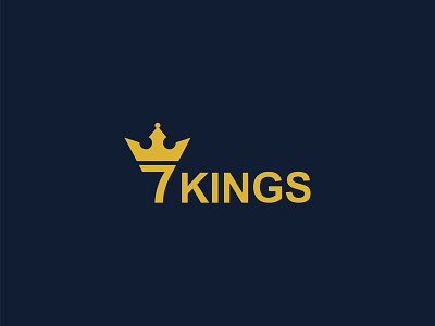 7 kings Logo 7 king logo 7logo best king logo branding coloring logo creative design creative logo design illustration king king logo logo luxary king logo luxary logo minimal