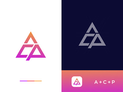 ACP Logo branding coloring logo creative logo design icon illustration logo minimal vector wordmark logo