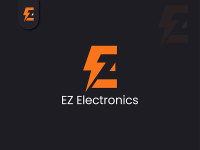 EZ Electronics logo branding coloring logo design electrical logo electrical logo download electricity logo ez logo illustration logo minimal negative space electronics logo negative space ez logo negative space logo power logo spark logo standard electrical logo typography ui ux vector