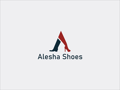 Alesha Shoes Letter A Logo